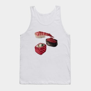 sushi watercolor Tank Top